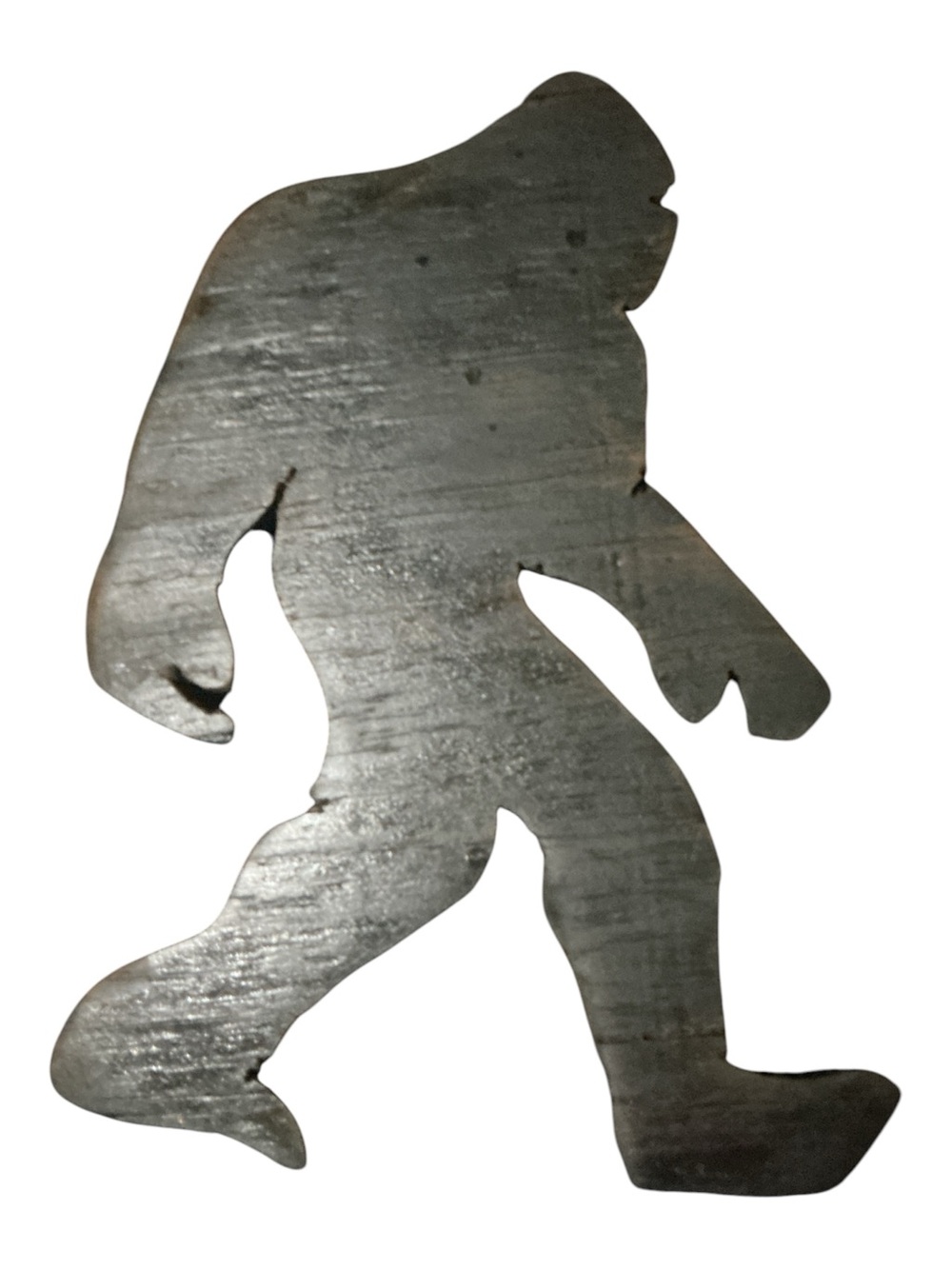 Unbranded Silver Bigfoot Wall Art Silhouette